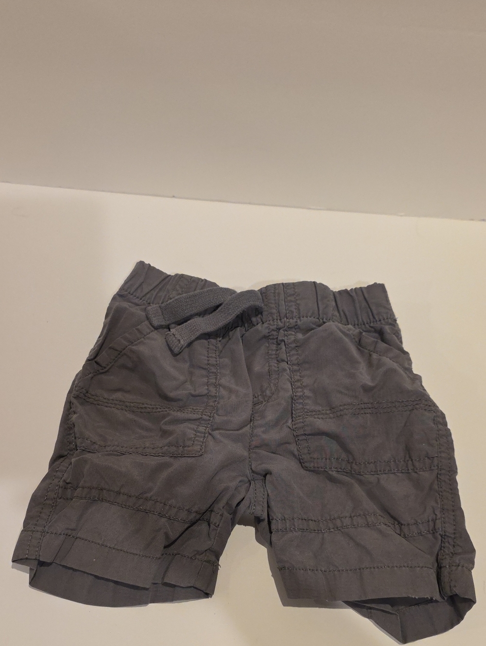 Jumping Beans Toddler Gray Elastic-Waist Utility Shorts 2 T